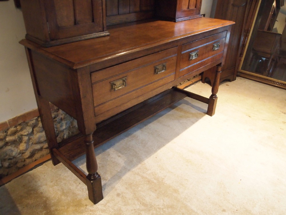 Dresser Fine Arts and Crafts Oak Wolfe and Hollander c1910 View IX