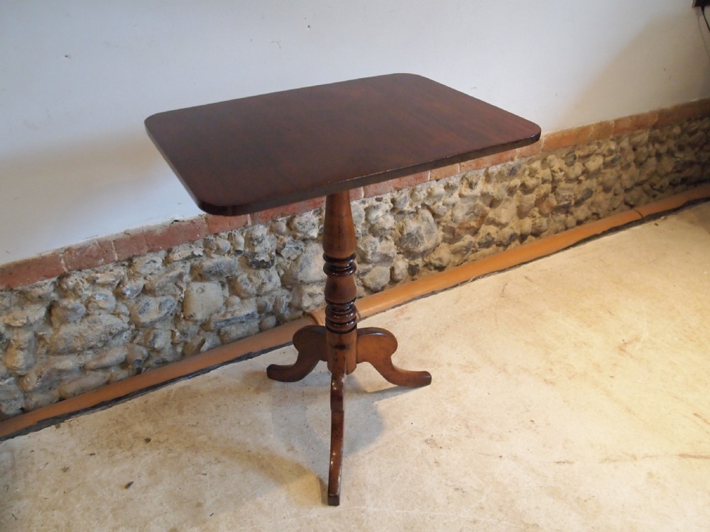 Table hall lamp side console wine George III tilt top Mahogany c1790