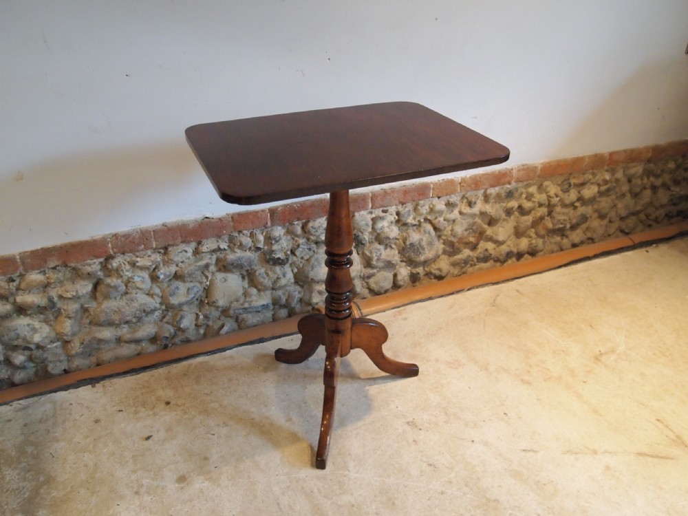 Table hall lamp side console wine George III tilt top Mahogany c1790 View VIII