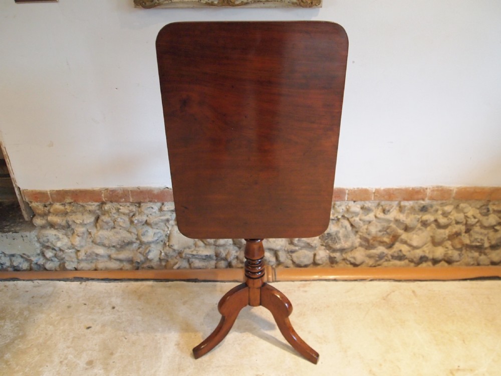 Table hall lamp side console wine George III tilt top Mahogany c1790 View IX