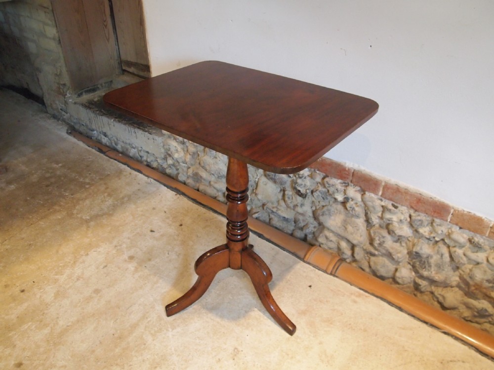 Table hall lamp side console wine George III tilt top Mahogany c1790 View XI