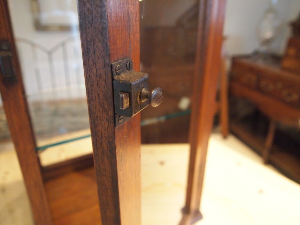 Cabinet shop display haberdashery Victorian Mahogany c1890 View III