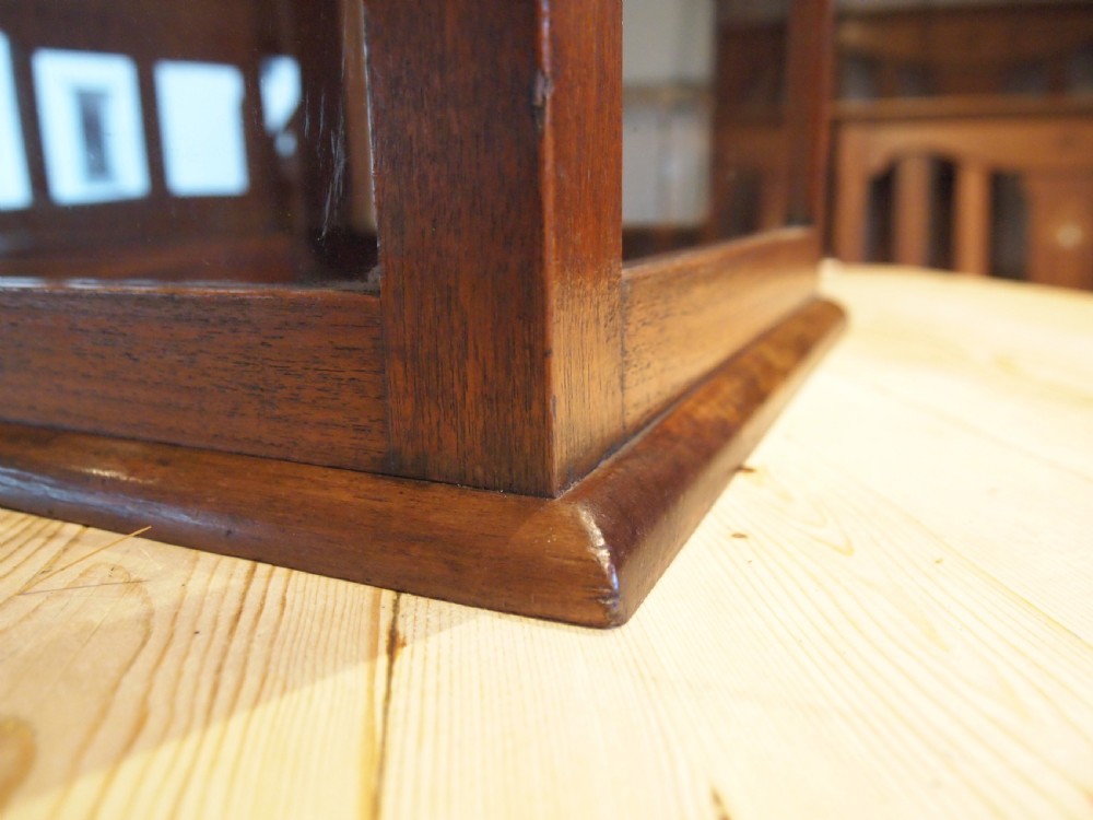 Cabinet shop display haberdashery Victorian Mahogany c1890 View VI