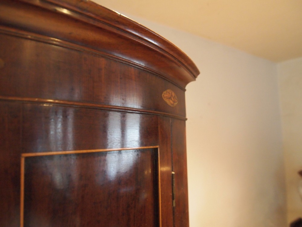 Cupboard Cabinet corner fine George III Mahogany c1780 View IX