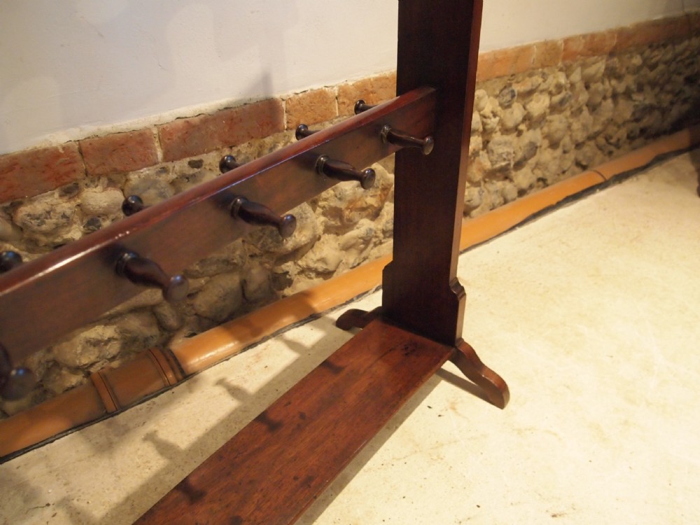 Boot rack outstanding rare George IV Mahogany c1825 View VIII