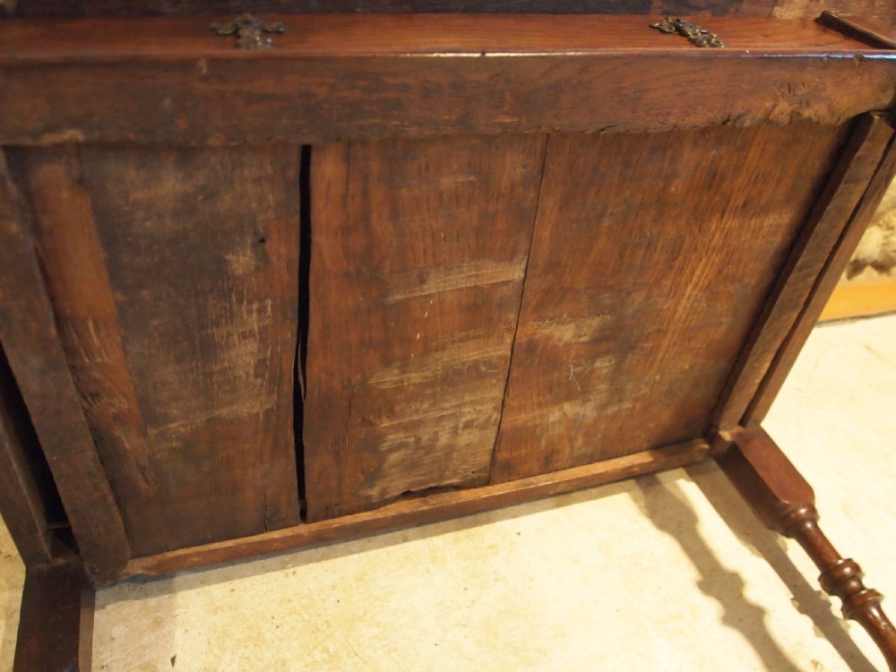 Table low boy stunning Queen Anne Oak side hall lamp console c1700 View VII