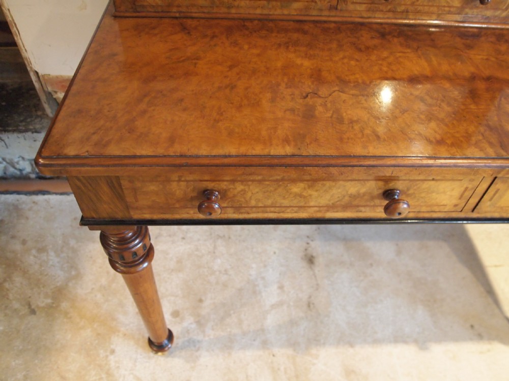 Dressing table Marsh and Jones Burr Walnut attri to Charles Bevan c1865 View VII