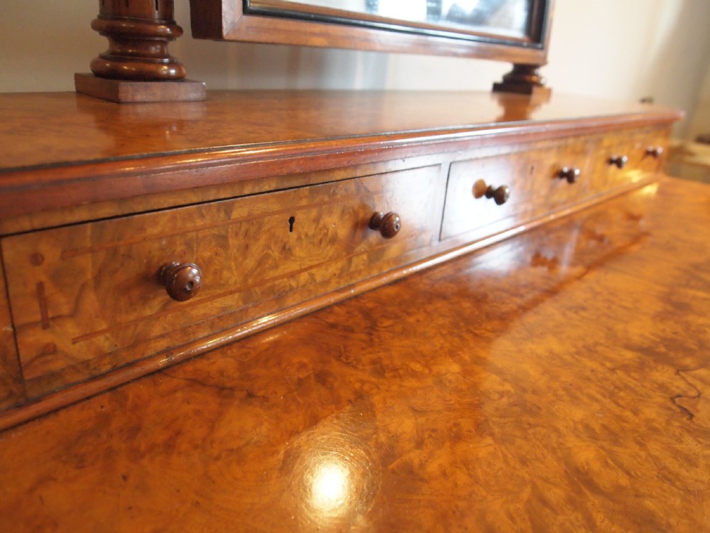 Dressing table Marsh and Jones Burr Walnut attri to Charles Bevan c1865 View XI