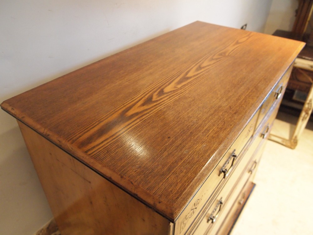 Chest of drawers Arts and Crafts Victorian Ash c1870 View II