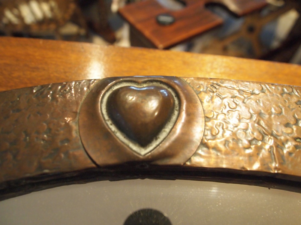 Mirror Rare Arts and Crafts Copper manner of Liberty c1900