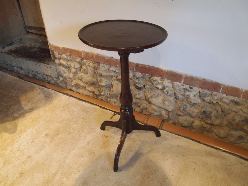Table stunning George III Oak side wine hall tilt top c1770 View XIII