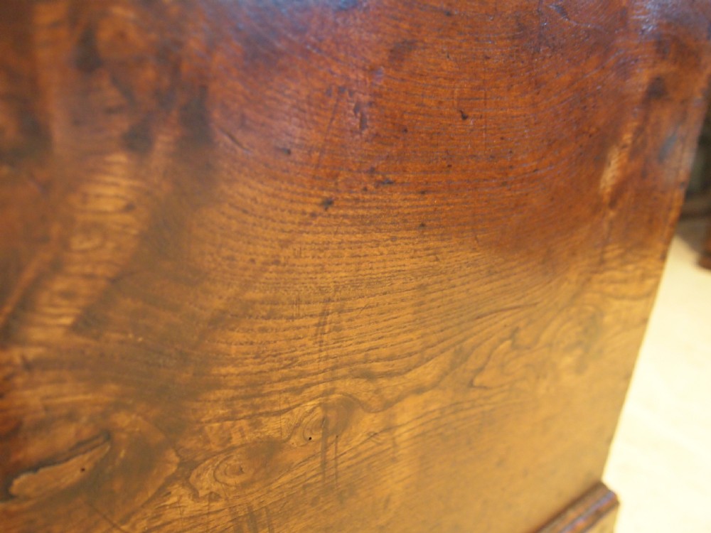 Chest Trunk Coffer Elm Stunning George III c1790 View VI