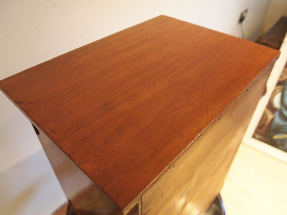 Very Rare James Gardner Collectors chest of drawers Mahogany c1890 View VII