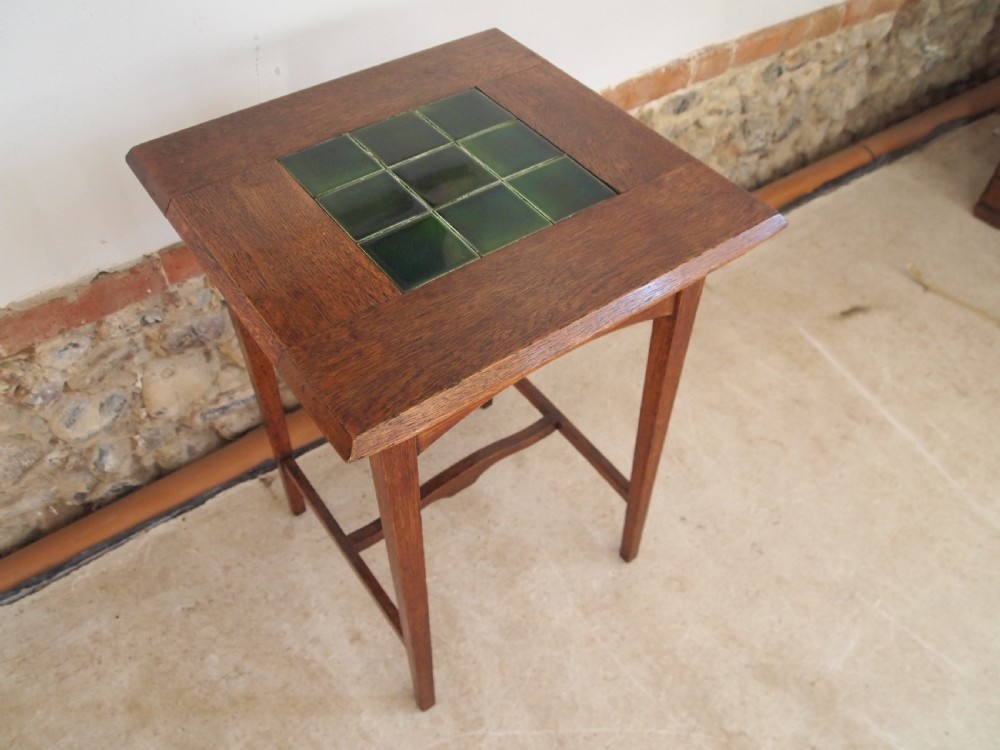 Table rare Arts and Crafts Oak Marsh, Jones and Cribb c1900 View VI