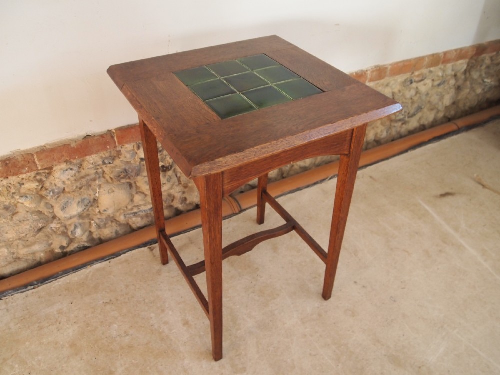 Table rare Arts and Crafts Oak Marsh, Jones and Cribb c1900 View IX