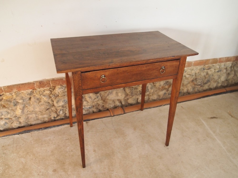 Table side low boy hall lamp console George III Elm c1800
