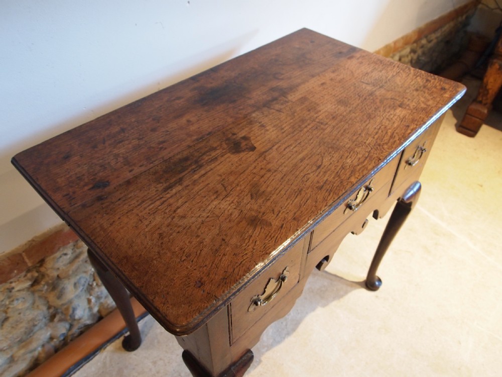 Table lowboy George II Oak c1760 View III