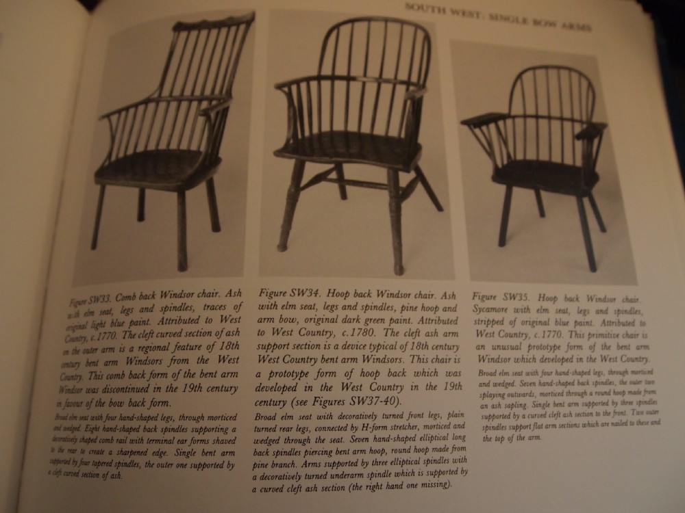 Chair stunning rare George III Windsor West country Yew Ash Elm c1780 View XVI