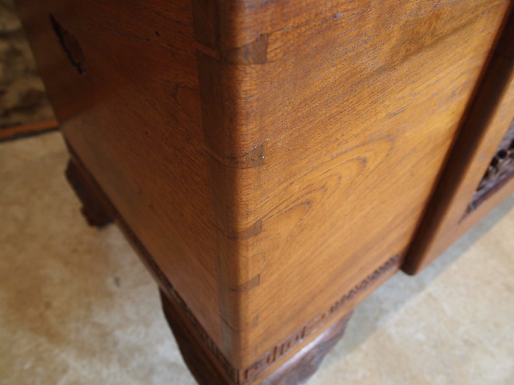 Chest trunk Coffer Outstanding Chinese Camphor wood c1920 View X