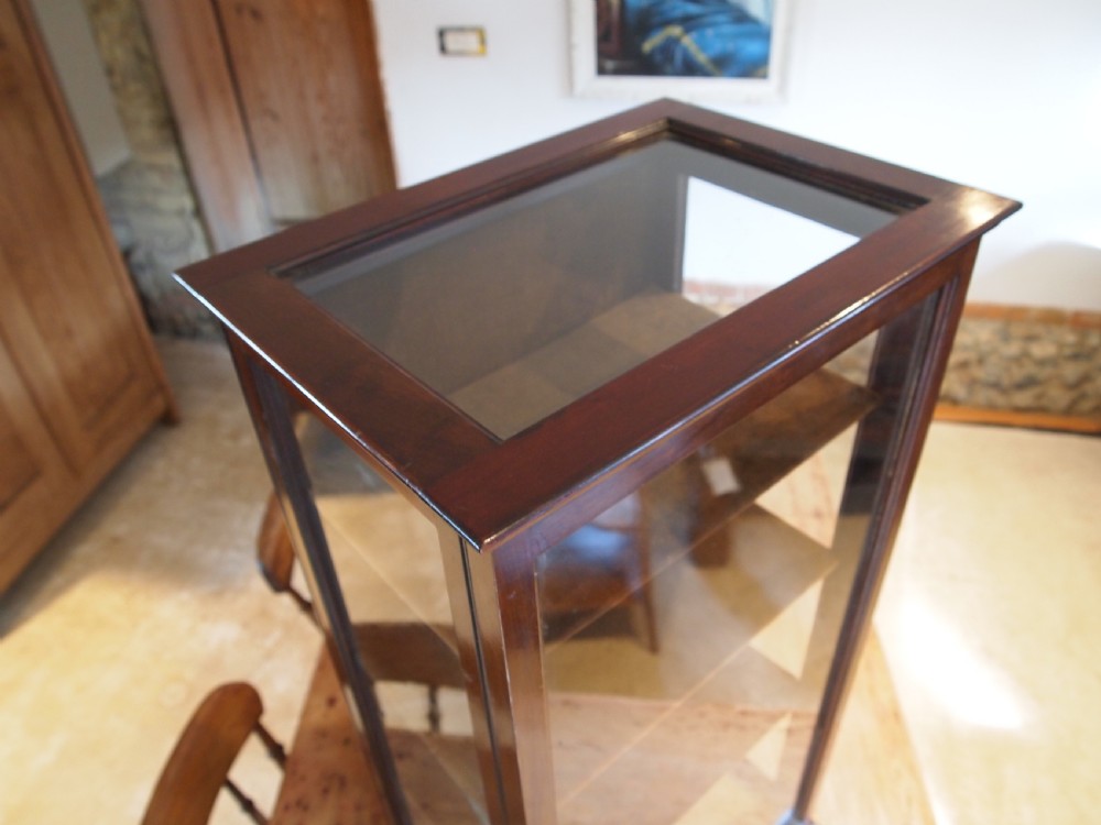 Cabinet shop display Victorian Mahogany John Sharpe Leicester c1890 View IV