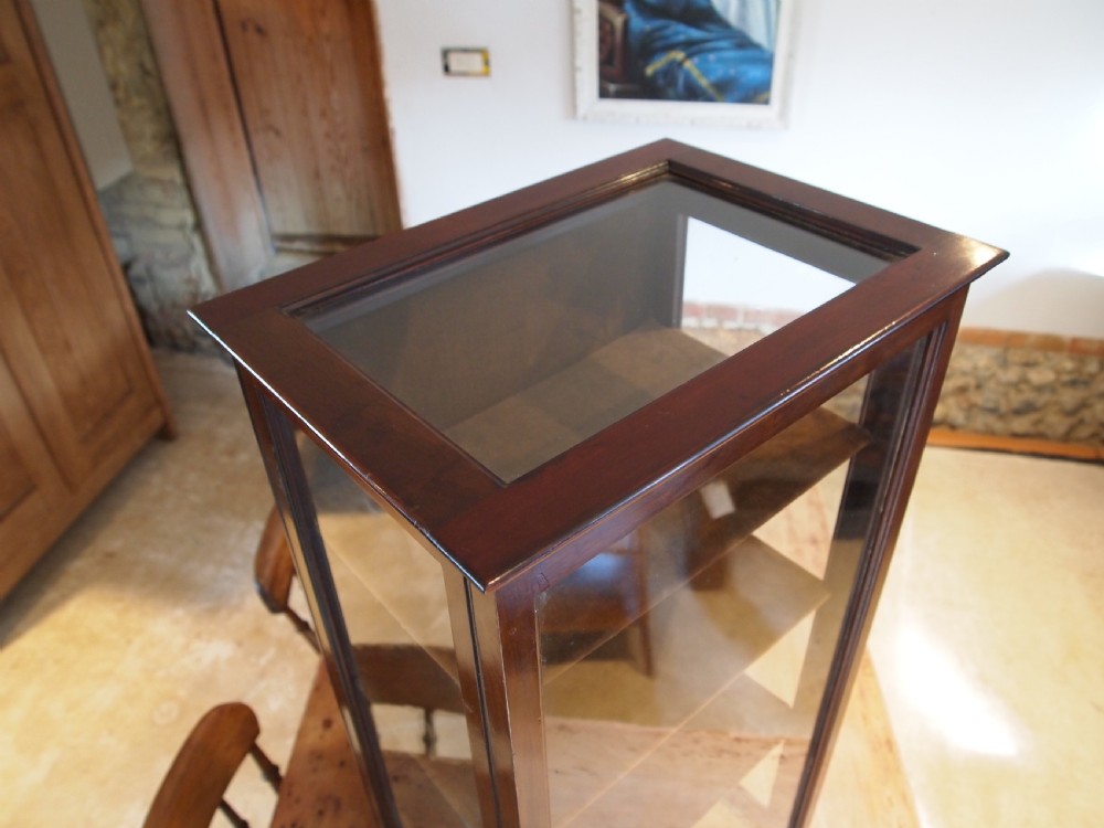 Cabinet shop display Victorian Mahogany John Sharpe Leicester c1890 View XII
