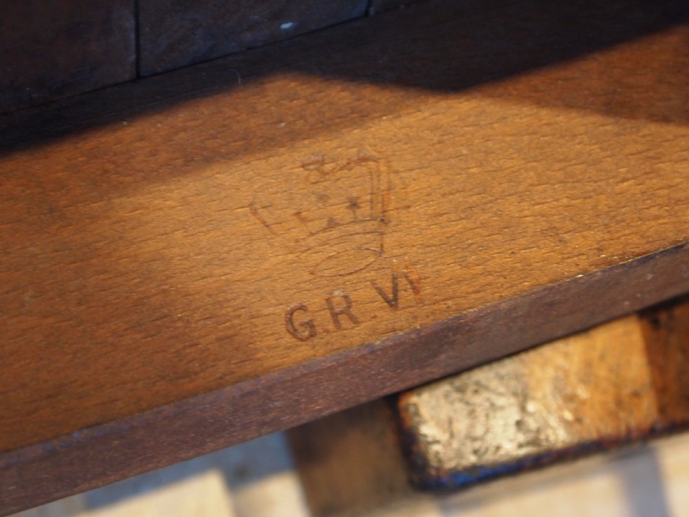 Chair Military Air Ministry Beech George VI c1940 View II