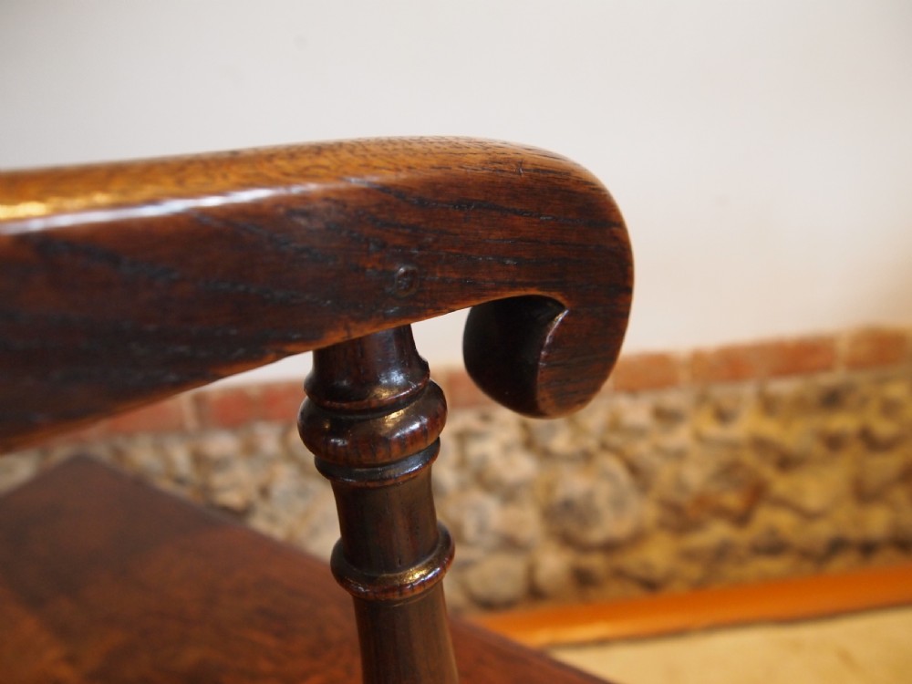 Chair Welsh Oak attributed to Wheeler Narberth c1850 View VII