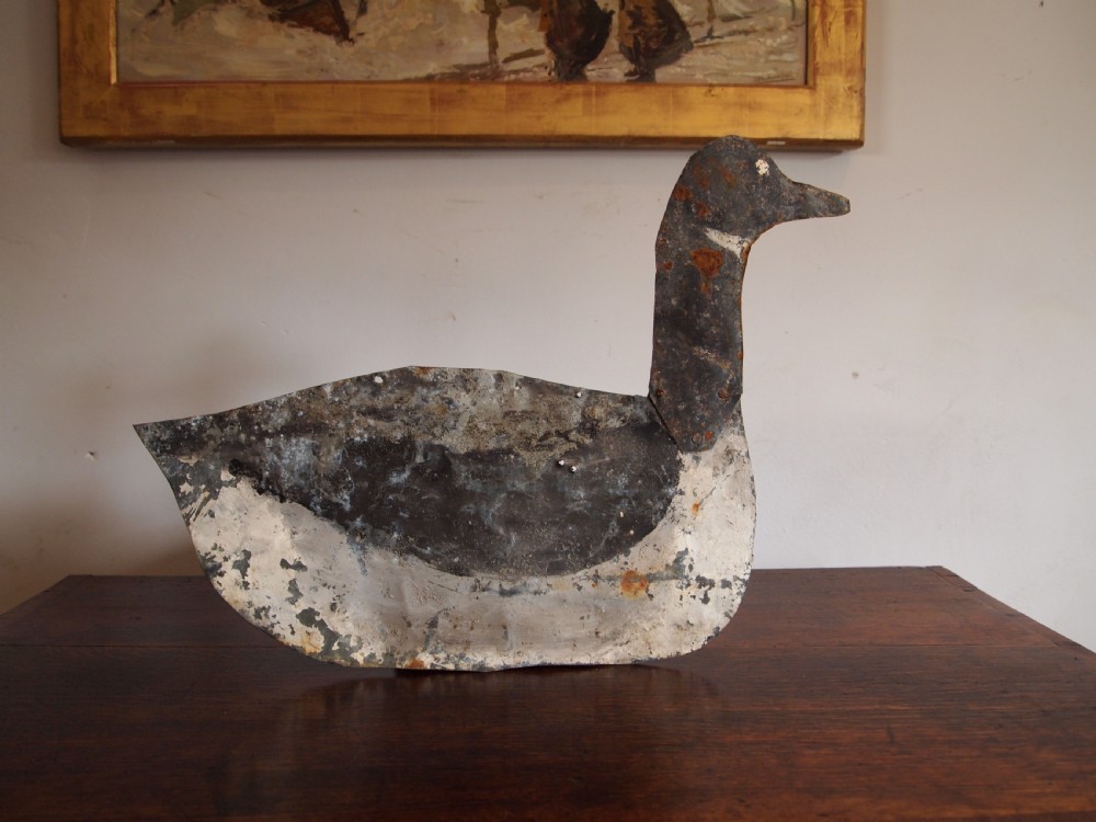 Decoy Goose American metal folk art Tripp city So Dakota c1920 View VII