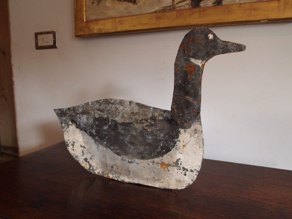 Decoy Goose American metal folk art Tripp city So Dakota c1920 View VIII