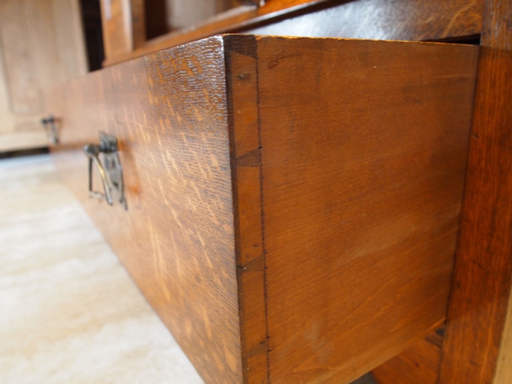 Wardrobe stunning Arts and Crafts Oak Liberty style c1900 View VII