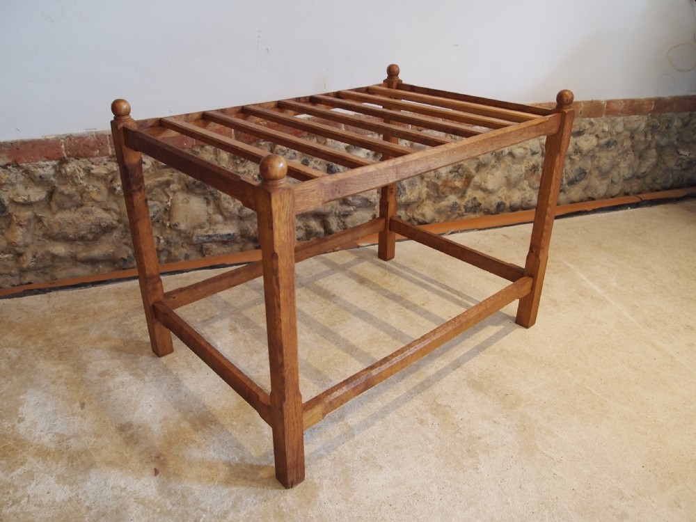 Luggage stand Oak large c1920 View VII