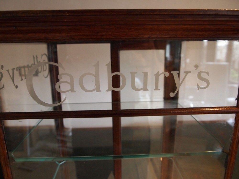 Cabinet shop display Cadbury's Chocolate Victorian c1890 View VII