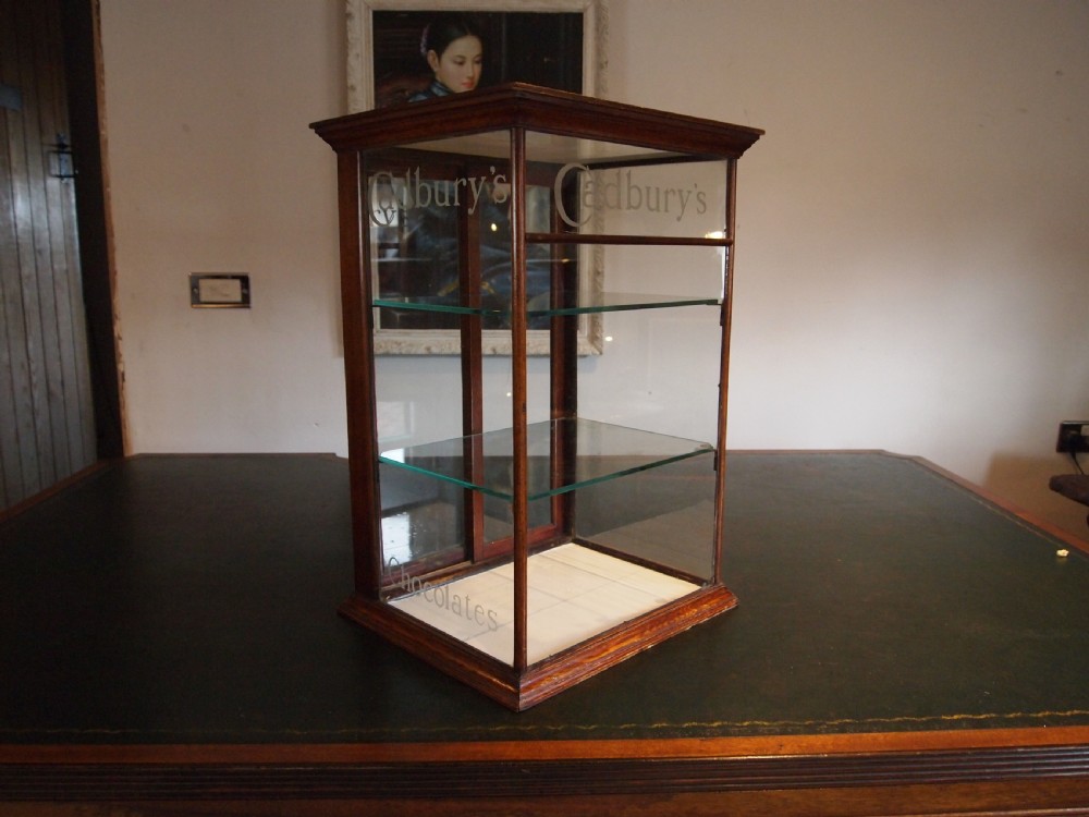 Cabinet shop display Cadbury's Chocolate Victorian c1890 View IX