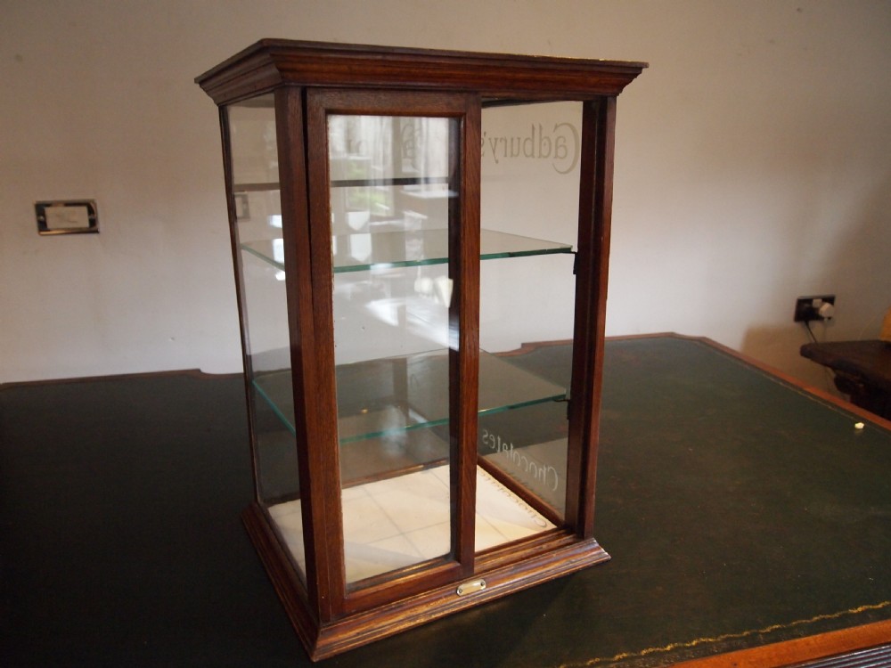Cabinet shop display Cadbury's Chocolate Victorian c1890 View X