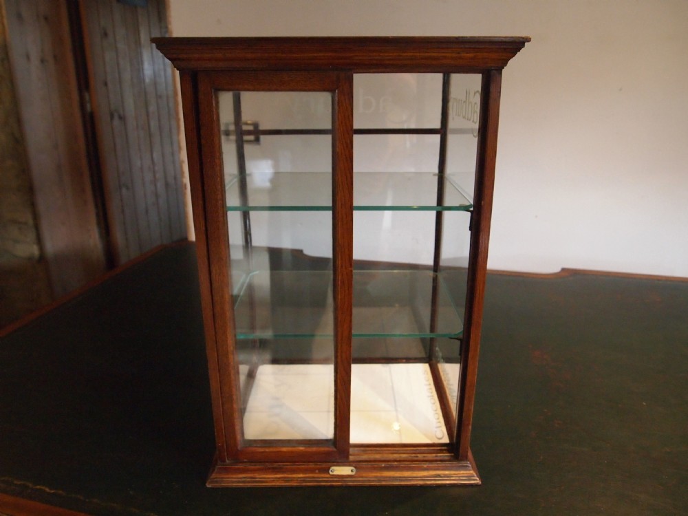 Cabinet shop display Cadbury's Chocolate Victorian c1890 View XI