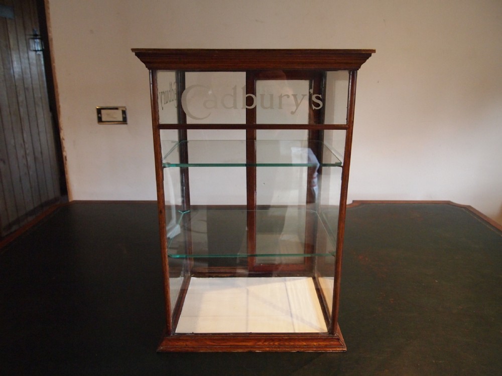 Cabinet shop display Cadbury's Chocolate Victorian c1890 View XII