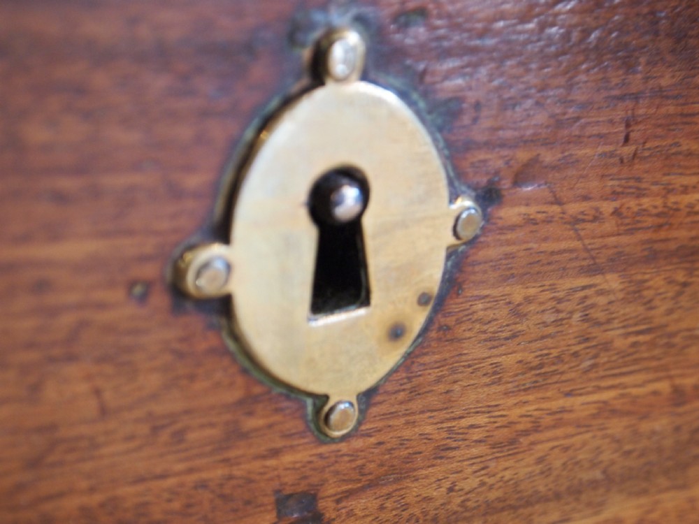 Chest of drawers small George III Mahogany Bachelors chest 33' wide c1790 View IV