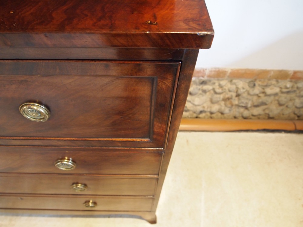 Bookcase secretaire Outstanding George III Mahogany Holkham Hall c1810 View VI