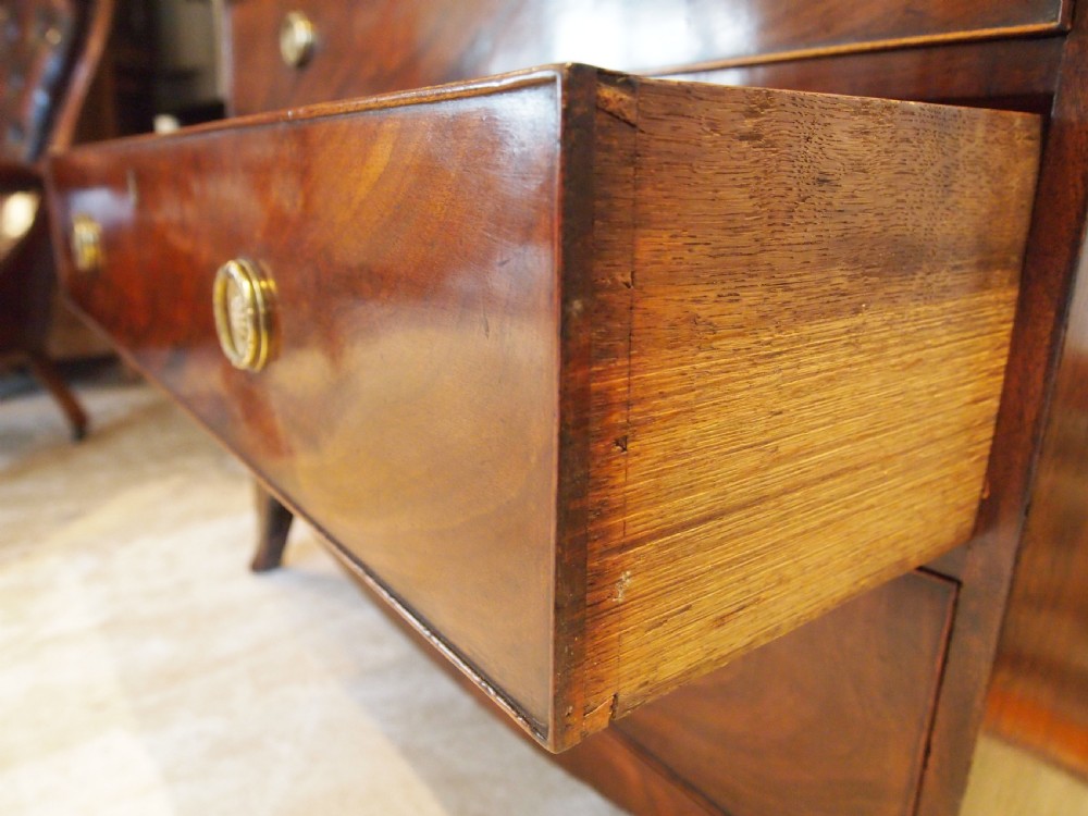 Bookcase secretaire Outstanding George III Mahogany Holkham Hall c1810 View IX