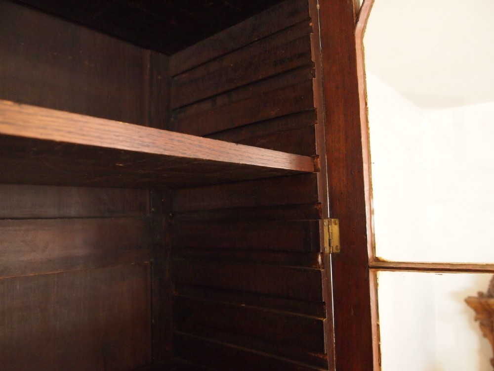 Bookcase secretaire Outstanding George III Mahogany Holkham Hall c1810 View XX