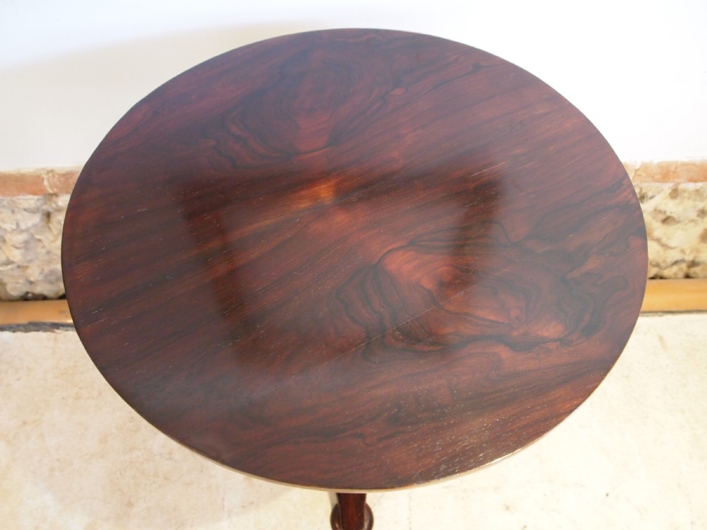 Table fine William IV Rosewood hall lamp side c1835 View V