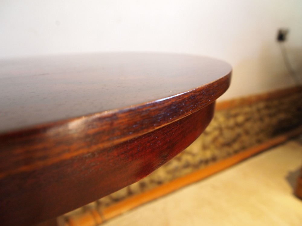 Table fine William IV Rosewood hall lamp side c1835 View XII