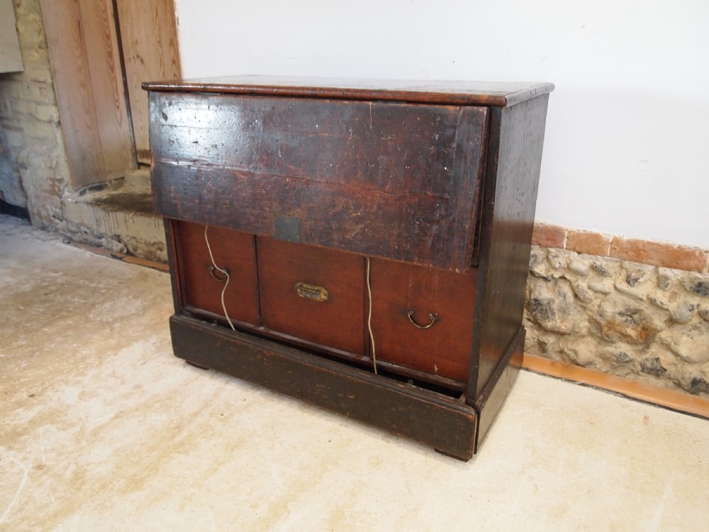Chest of drawers rare Georgian engineers or carpenters chest c1790 View IV