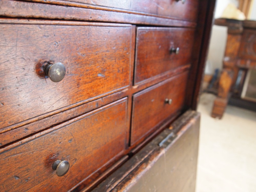 Chest of drawers rare Georgian engineers or carpenters chest c1790 View VIII