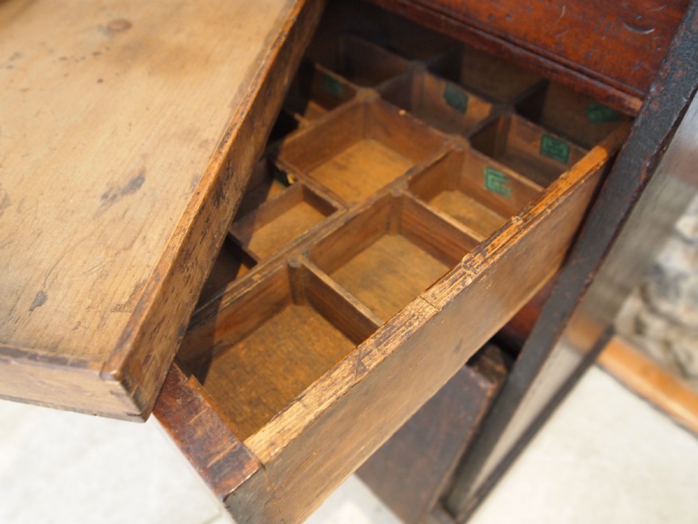 Chest of drawers rare Georgian engineers or carpenters chest c1790 View XVIII