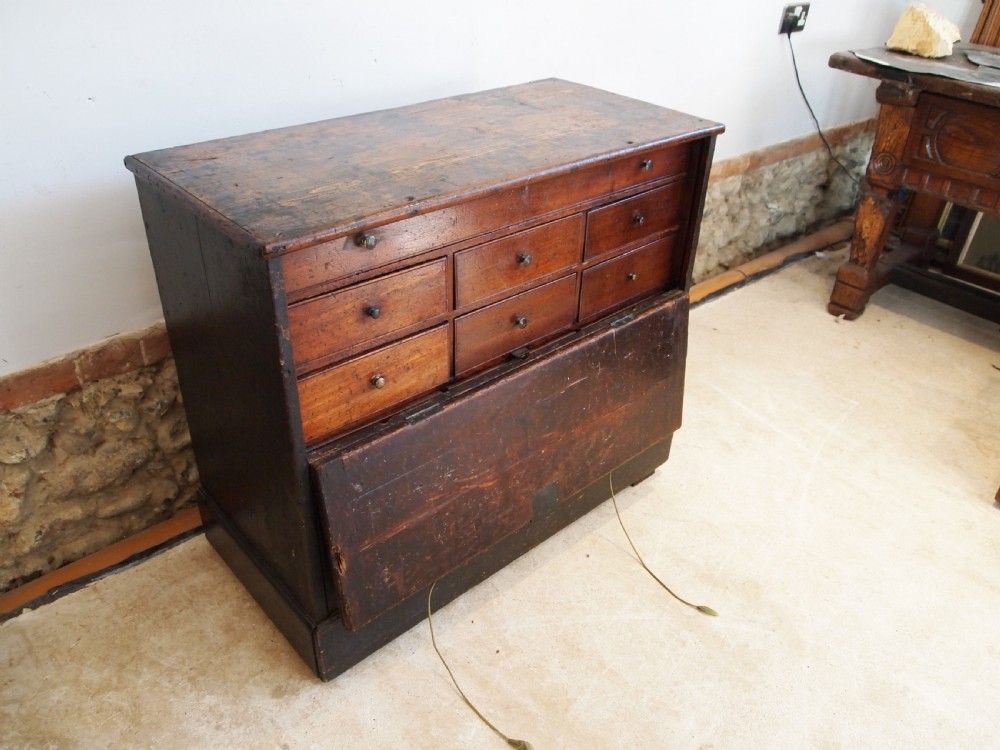 Chest of drawers rare Georgian engineers or carpenters chest c1790 View XXIII