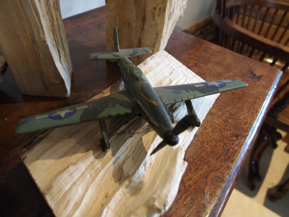 World war II planes scratch built naive folk art toys c1940 View V