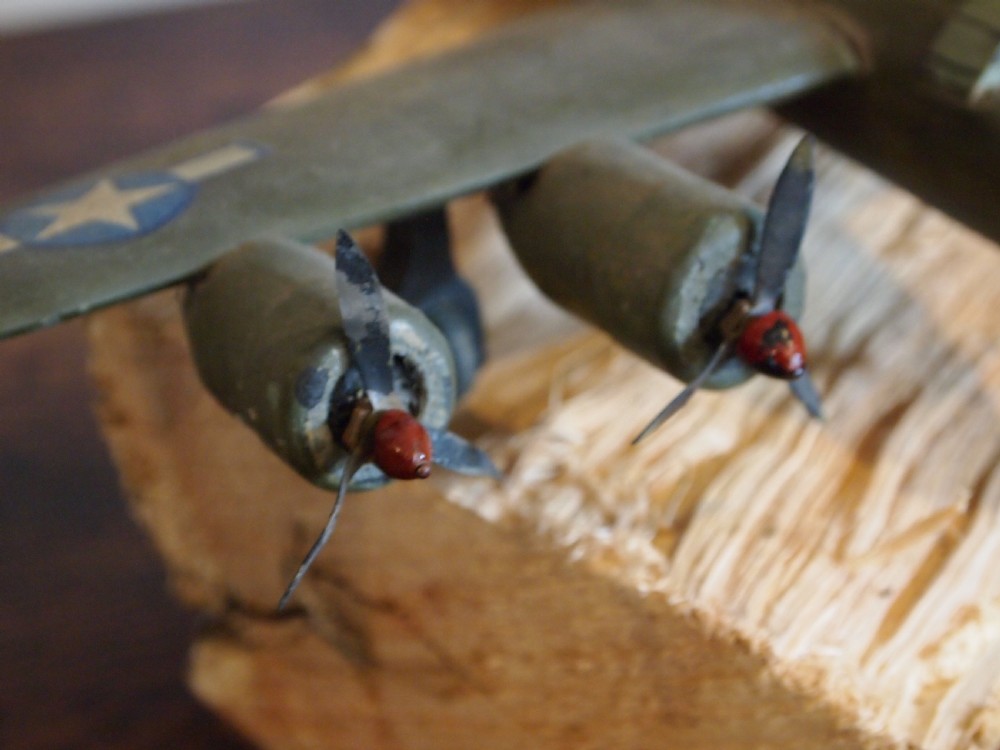 World war II planes scratch built naive folk art toys c1940 View IX