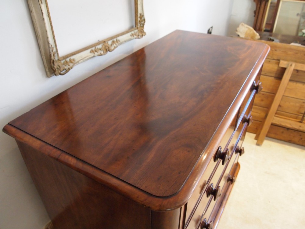 Chest of drawers stunning early Victorian Mahogany c1850 View XVI