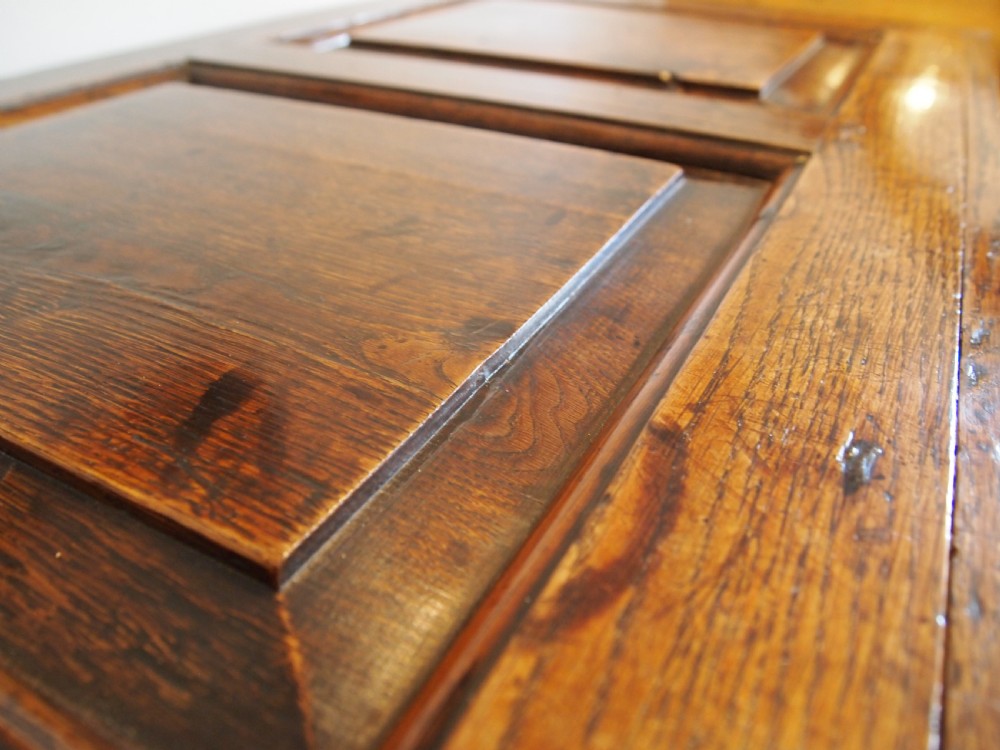 Coffer chest blanket box Queen Anne Oak c1700 View VII